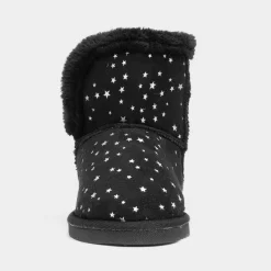 Floss Girls Black Faux Fur Lined Boot*Walkright Hot