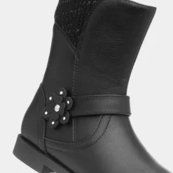 Frances Girls Black Ankle Boot*Walkright Online