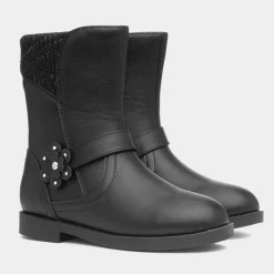Frances Girls Black Ankle Boot*Walkright Online