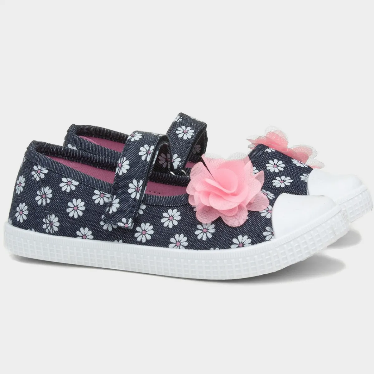 Girls Multi Easy Fasten Canvas*Walkright Discount