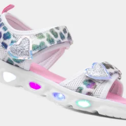 Girls Multicoloured Light Up Sandal*Walkright Best