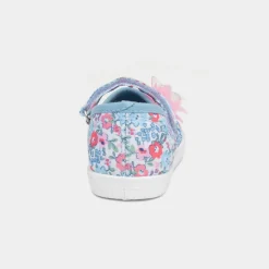 Girls Multicoloured Floral Canvas*Walkright Hot