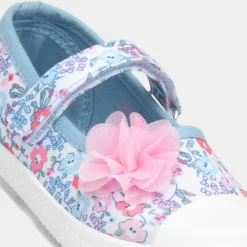Girls Multicoloured Floral Canvas*Walkright Hot