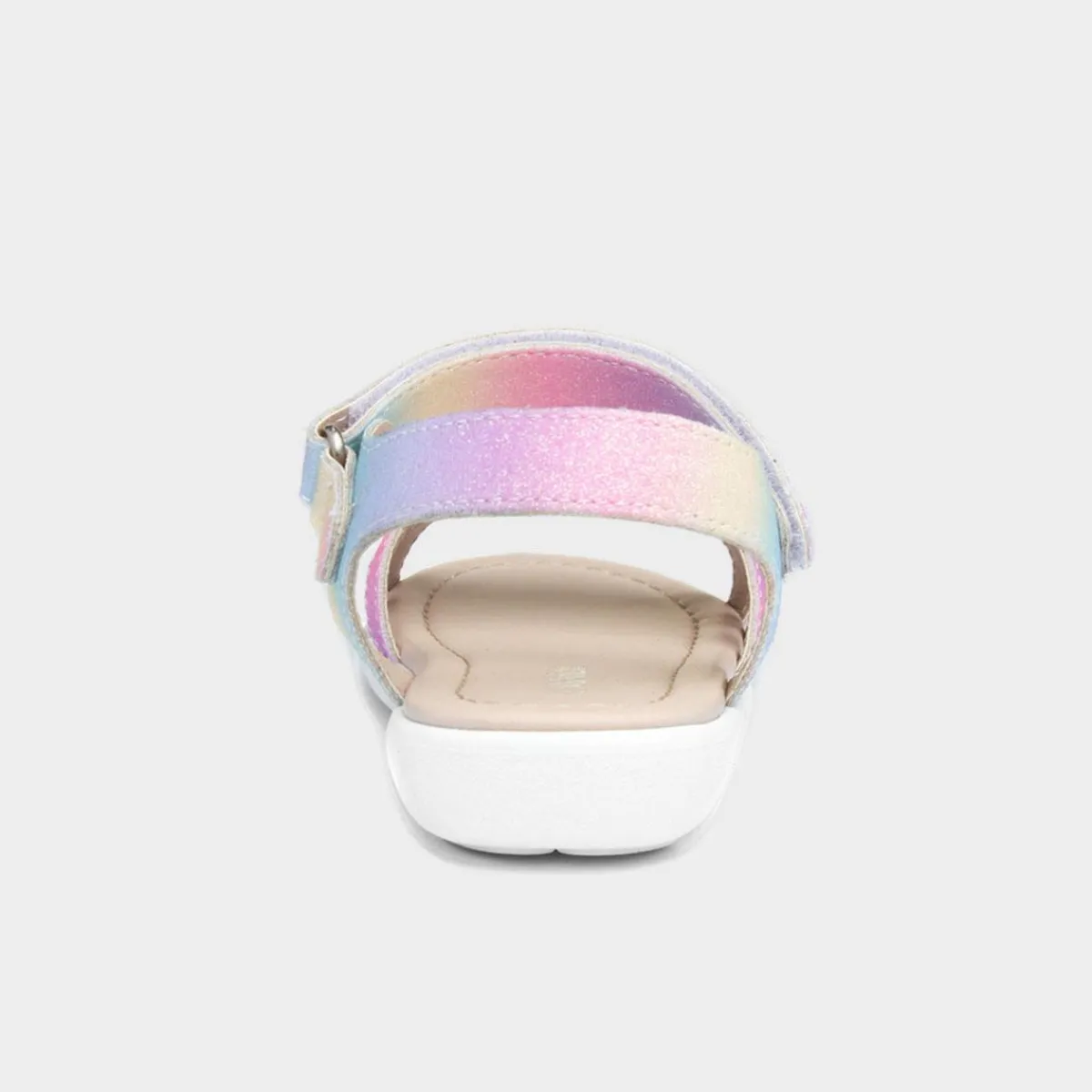 Girls Rainbow Glitter Heart Sandals*Walkright Sale