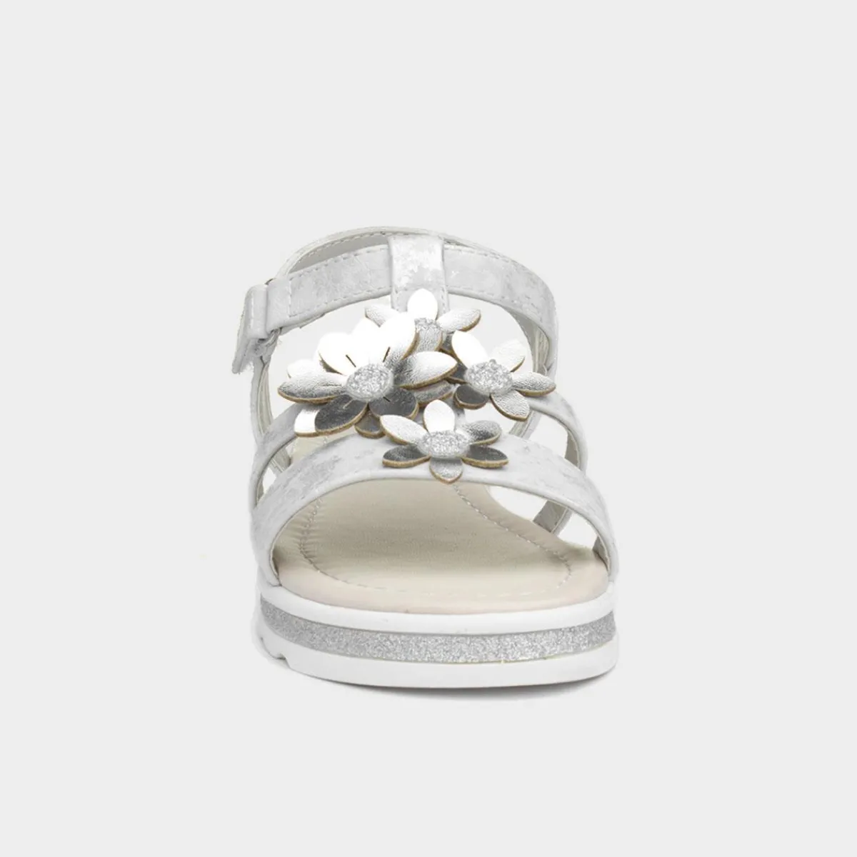 Girls Silver and Metallic Sandals*Walkright Hot
