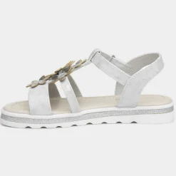 Girls Silver and Metallic Sandals*Walkright Hot