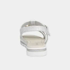 Girls Silver and Metallic Sandals*Walkright Hot