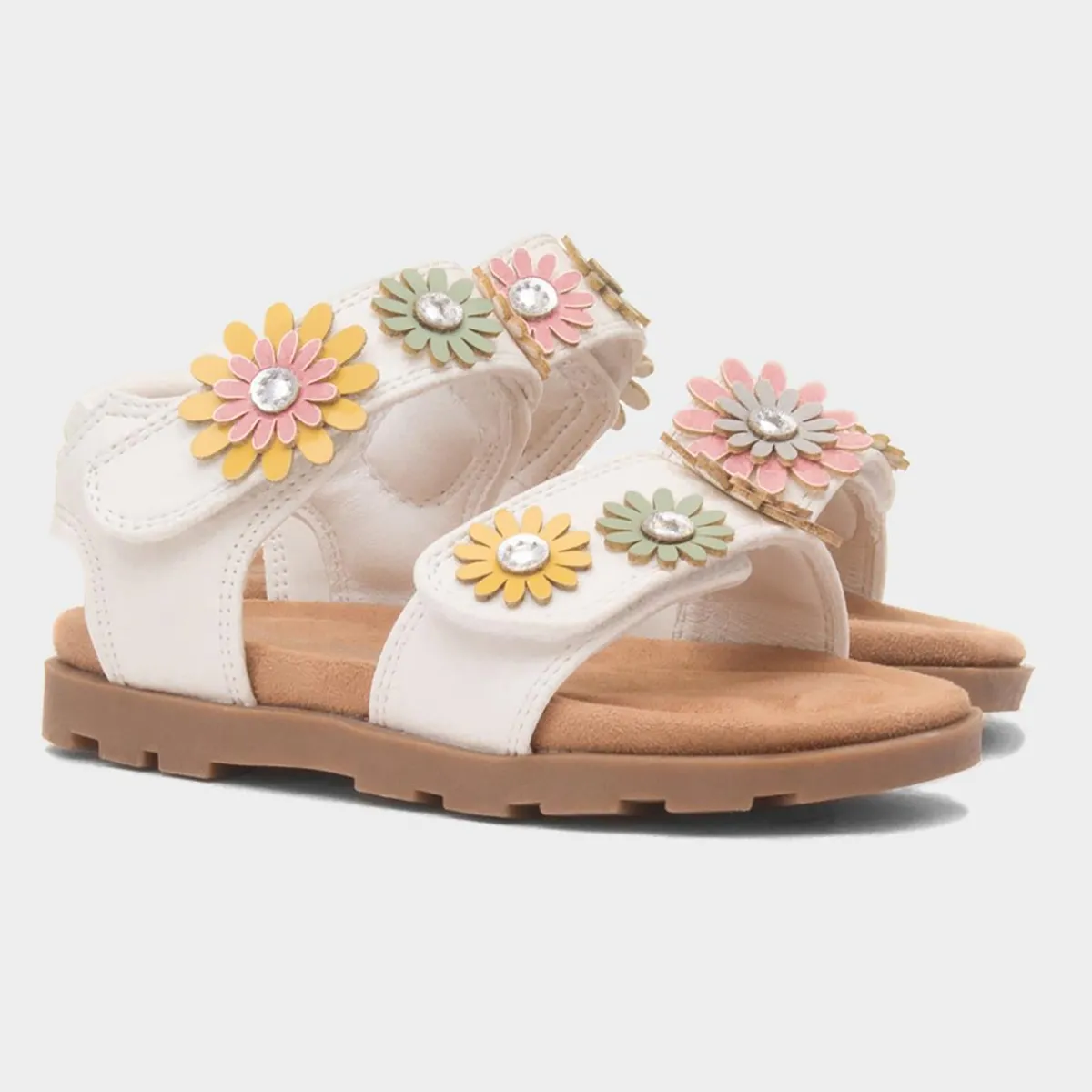 Heaton Girls Easy Fasten Sandal*Walkright Outlet