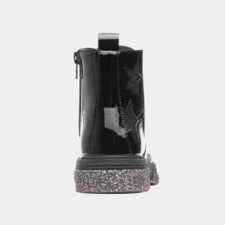 Irma Girls Black Glitter Sole Boot*Walkright Online