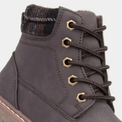Jimmy Boys Brown Lace Up Boots*Walkright Discount