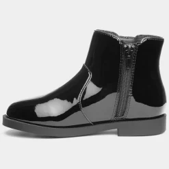 Lauren Girls Black Patent Ankle Boot*Walkright Fashion