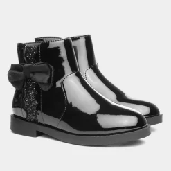 Lauren Girls Black Patent Ankle Boot*Walkright Fashion
