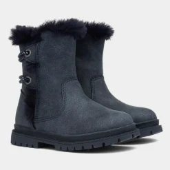 Lexi Girls Navy Faux Fur Boot*Walkright Online