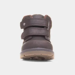 Lincoln Boys Brown Easy Fasten Boot*Walkright Best