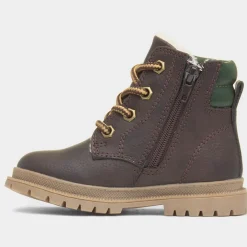 Logan Boys Lace Up Boot*Walkright Best