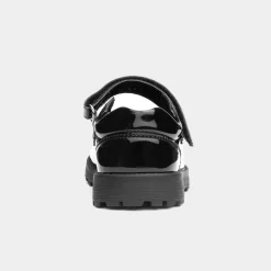 Lori Girls Patent School Shoe*Walkright Discount