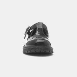 Lottie Girls Black Patent School Shoe*Walkright Clearance