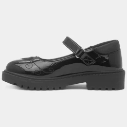 Lucia Girls Patent School Shoe*Walkright Fashion