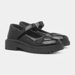 Lucia Girls Patent School Shoe*Walkright Fashion