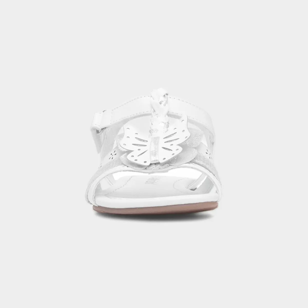 Lucia Girls White Butterfly Sandal*Walkright Online