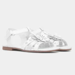 Lucia Girls White Butterfly Sandal*Walkright Online