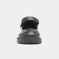 Lucille Girls Black Heart Shoe*Walkright Sale