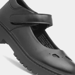 Lucille Girls Black Heart Shoe*Walkright Sale