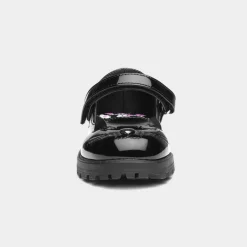 Lucy Girls Patent Cat Face Shoe*Walkright Outlet