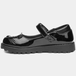 Lucy Girls Patent Cat Face Shoe*Walkright Outlet