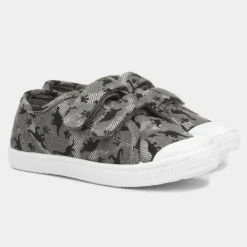 Lyle Boys Grey Dinosaur Canvas*Walkright Hot