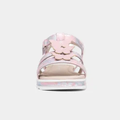 Rosalie Girls Pink Iridescent Sandal*Walkright Best