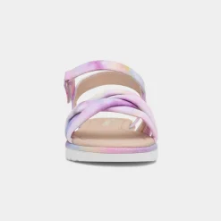 Ulrika Girls Multi Marble Flat Sandal*Walkright Online