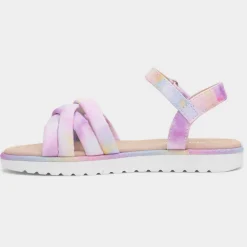 Ulrika Girls Multi Marble Flat Sandal*Walkright Online