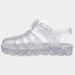 Weymouth Kids Clear Glitter Jelly Sandal*Walkright Hot