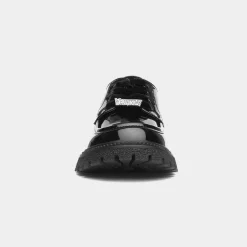 Girls Lace Up Patent Loafer*Wednesday New