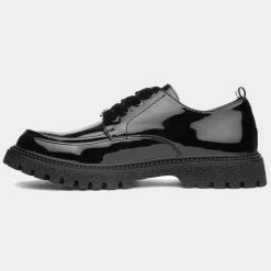 Girls Lace Up Patent Loafer*Wednesday New
