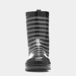 Kids Black & Grey Striped Welly*Wednesday New