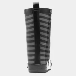Kids Black & Grey Striped Welly*Wednesday New