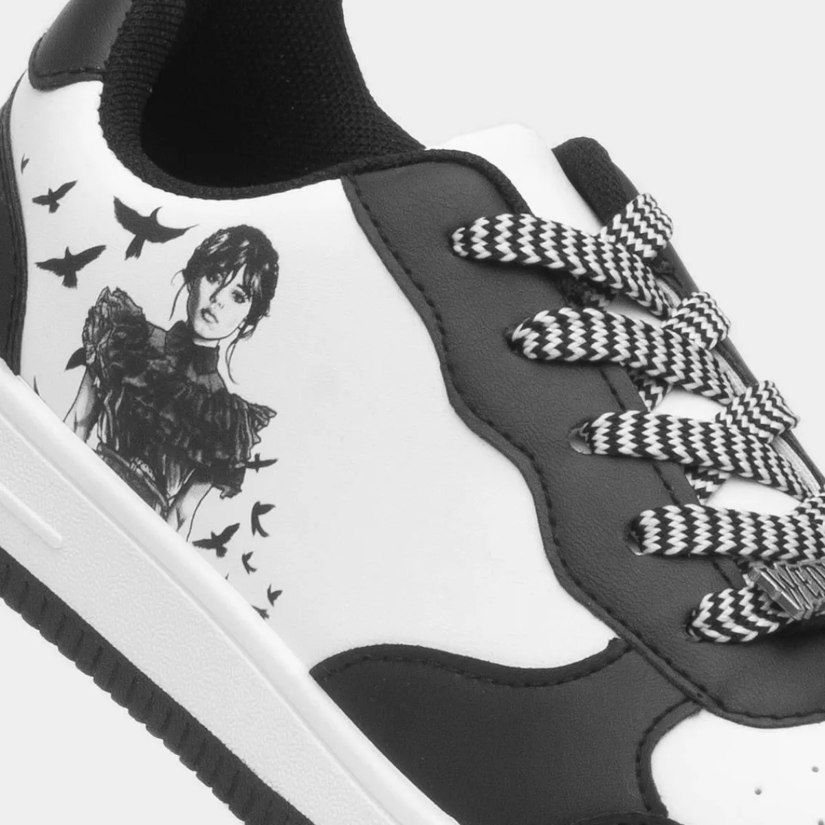 Kids Black & White Casual Shoe*Wednesday Outlet