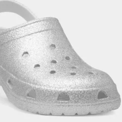 Whitby Girls Silver Glitter EVA Clog*shoezone Discount