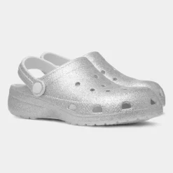 Whitby Girls Silver Glitter EVA Clog*shoezone Discount