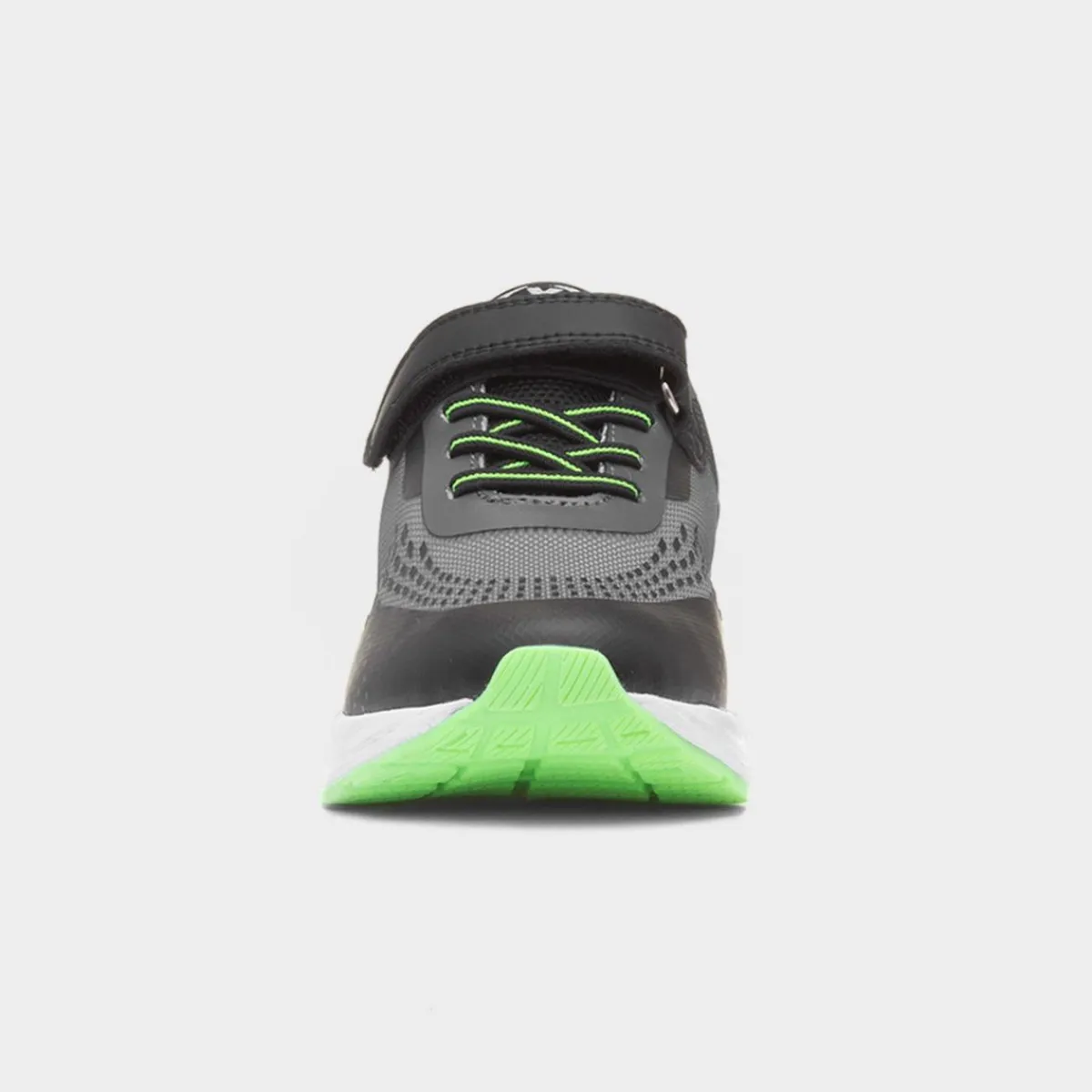 Adriatic Kids Black Easy Fasten Trainer*XL Hot