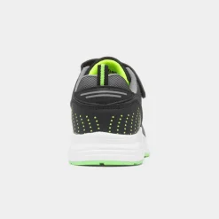 Adriatic Kids Black Easy Fasten Trainer*XL Hot