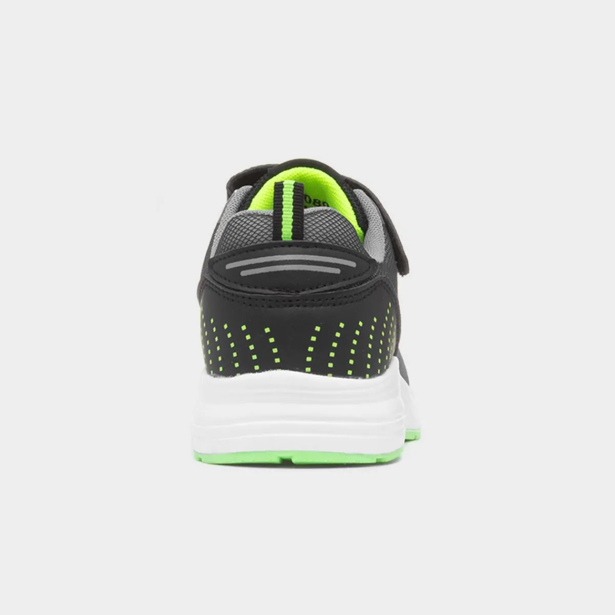 Adriatic Kids Black Easy Fasten Trainer*XL Hot