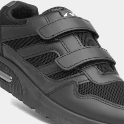 Aragon Mens Black Easy Fasten Trainer*XL Online