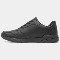 Dawlish Mens Black Lace Up Trainer*XL Clearance