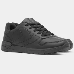 Dawlish Mens Black Lace Up Trainer*XL Clearance