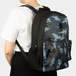 Fareham Blue & Multi-Coloured Camo Backpack*XL Hot