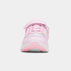Fowey Kids Pink Easy Fasten Trainer*XL Clearance