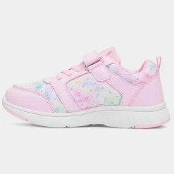 Fowey Kids Pink Easy Fasten Trainer*XL Clearance